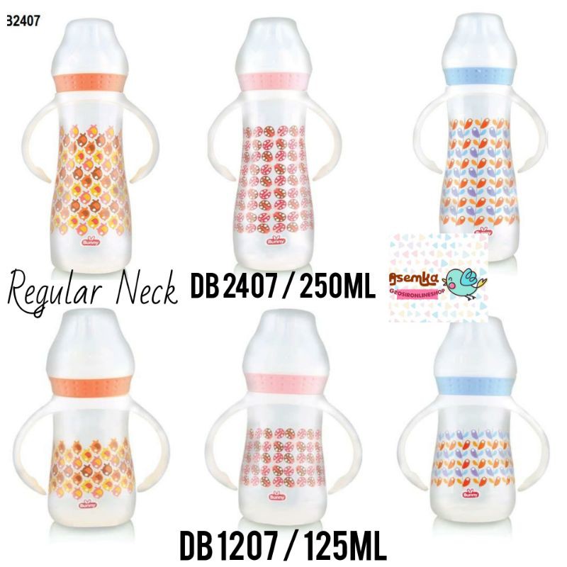 TERLENGKAP! Botol susu karakter lusty bunny ORI 120ml 250ml