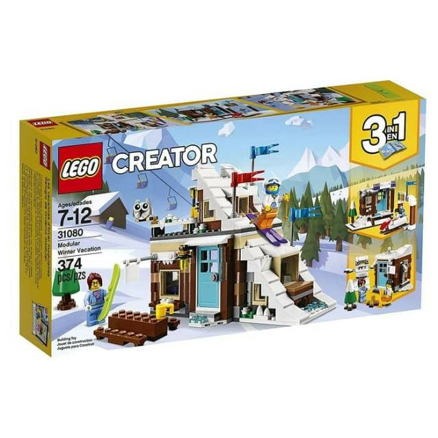 (SALE) LEGO Creator 3in1 Winter Modular Vacation #31080