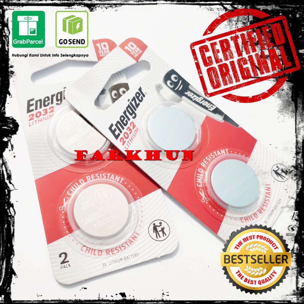 MANTUL BATTERY ORI ENERGIZER CR2032 CR 2032 BATERAI BATRE CR-2032 3 V LITHIUM BATREI ORIGINAL BATERE