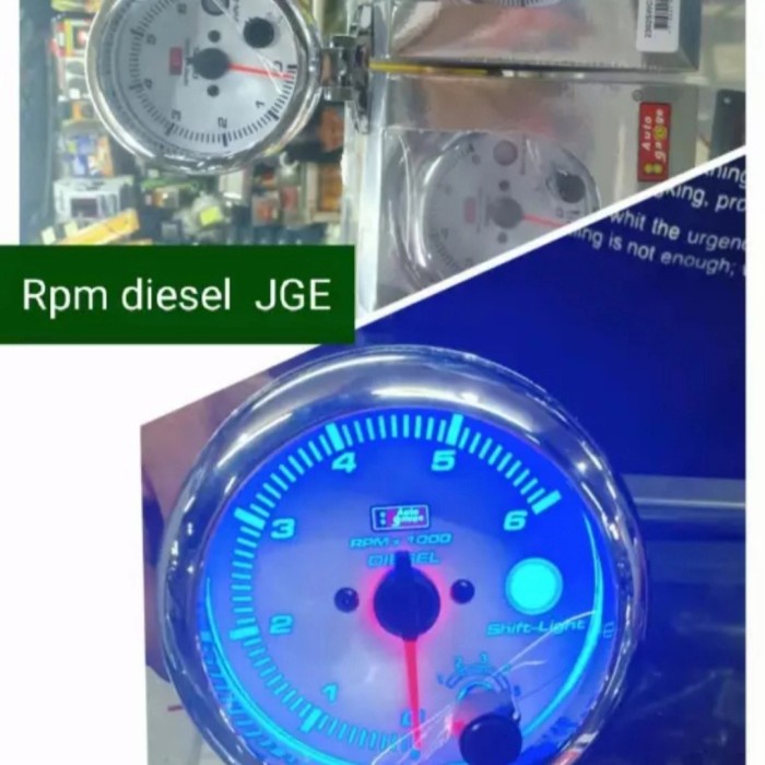 Tachometer Rpm Autogauge Original Khusus Diesel