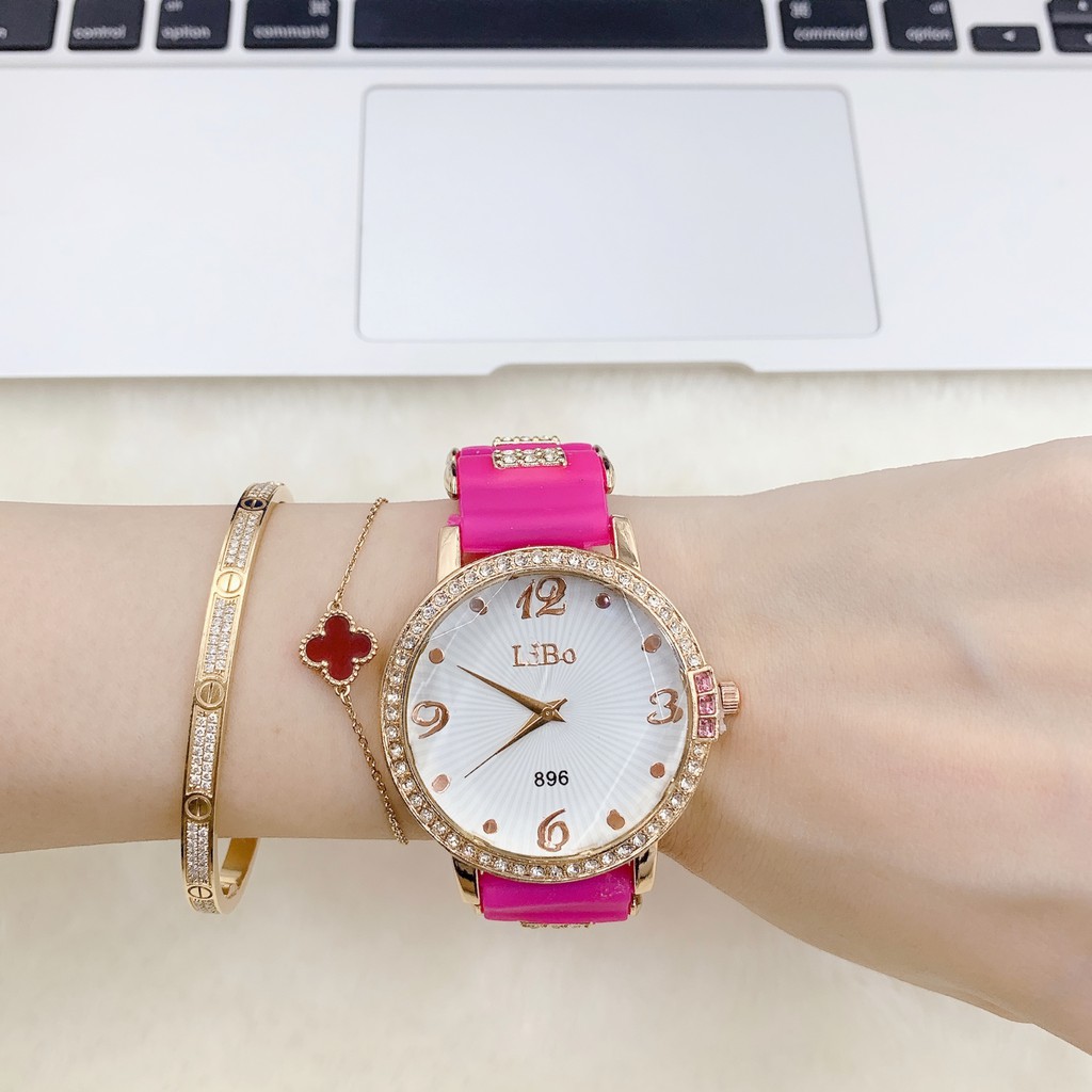 ✅[COD] Jam Tangan Korean Style Fashion Wanita Motif Fish Tali Rubber Warna Diamond X J56