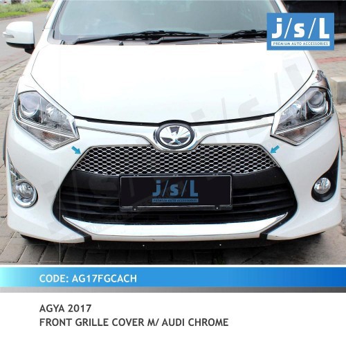 Grill Depan New Agya 2017 Model AUDI Chrome