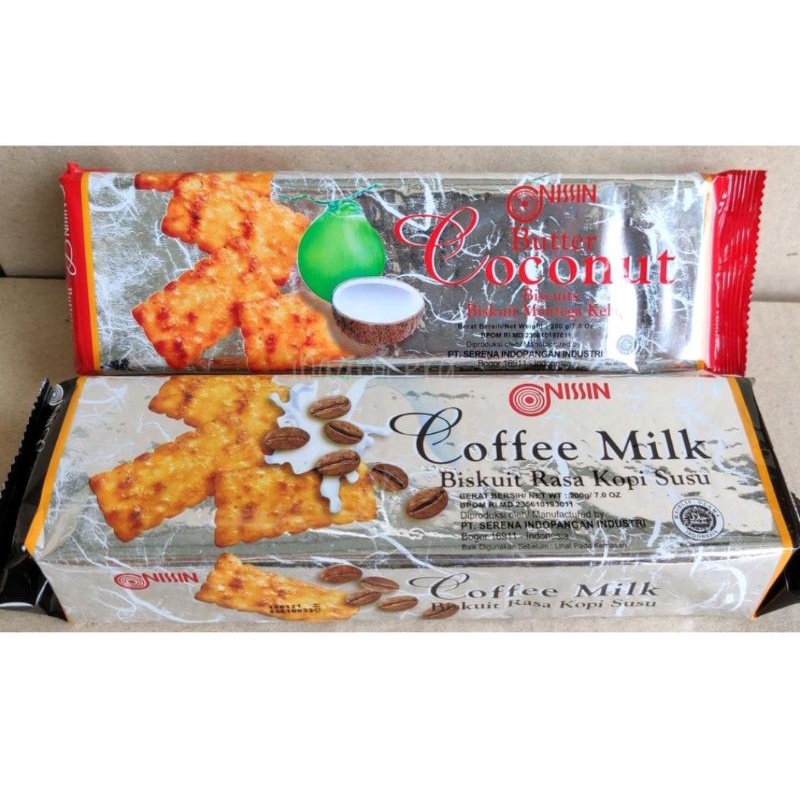 

Biskuit Nissin Butter Coconut / Coffee Milk 200gr