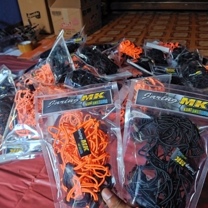 Jaring Motor MK  jaring motor untuk touring dan angkut barang.ali tanpa sambungan