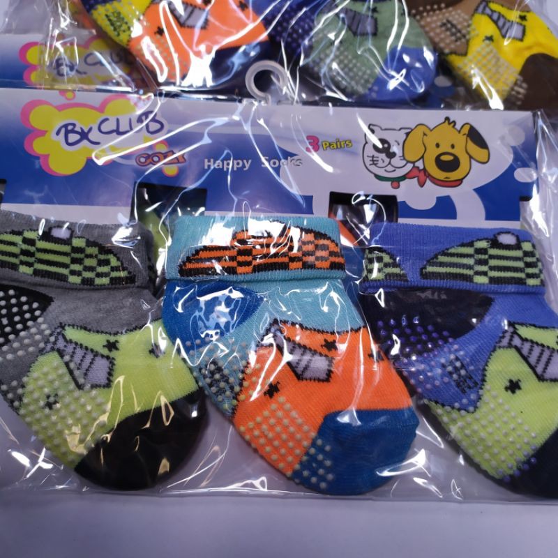 kaos kaki bayi/baby sock 3in1/usia 0-12 bulan/kaos kaki bayi 3 pasang