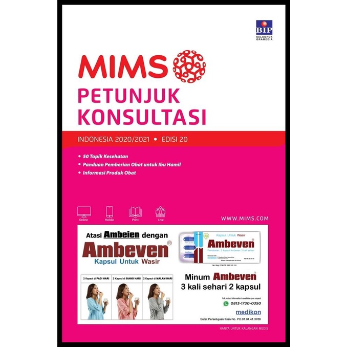 

TERBARUU!! MIMS PETUNJUK KONSULTASI EDISI 20 TAHUN 2020/2021 SALE