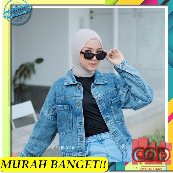 Jaket Jeans Wanita Import Perempuan Dewasa Remaja Lepis Cewek Korea Te Orimoza Moe Jaket Jeans Wan
