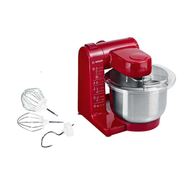 Bosch MUM44R1 Kitchen Machine Standing Mixer - Red 500 watt