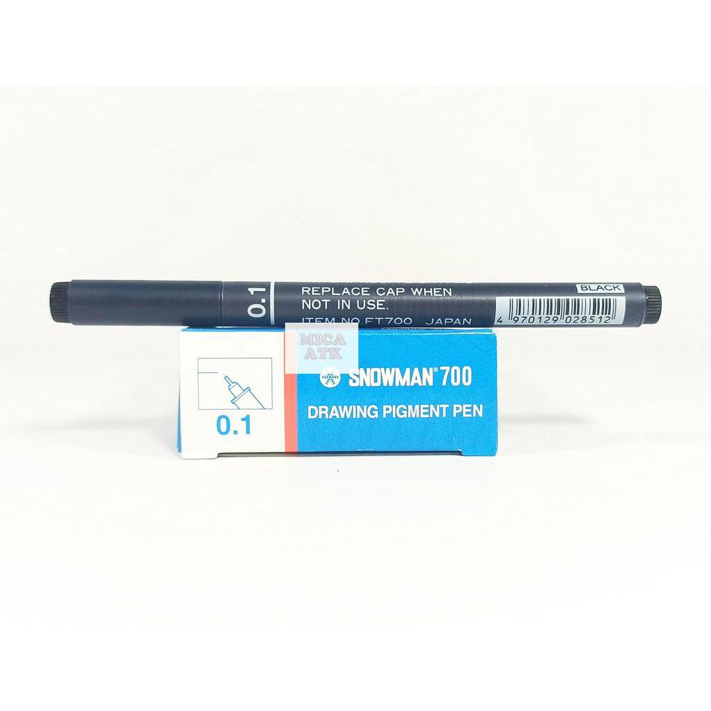 

SNOWMAN Drawing Pen 0.1 Hitam [ ECER ]