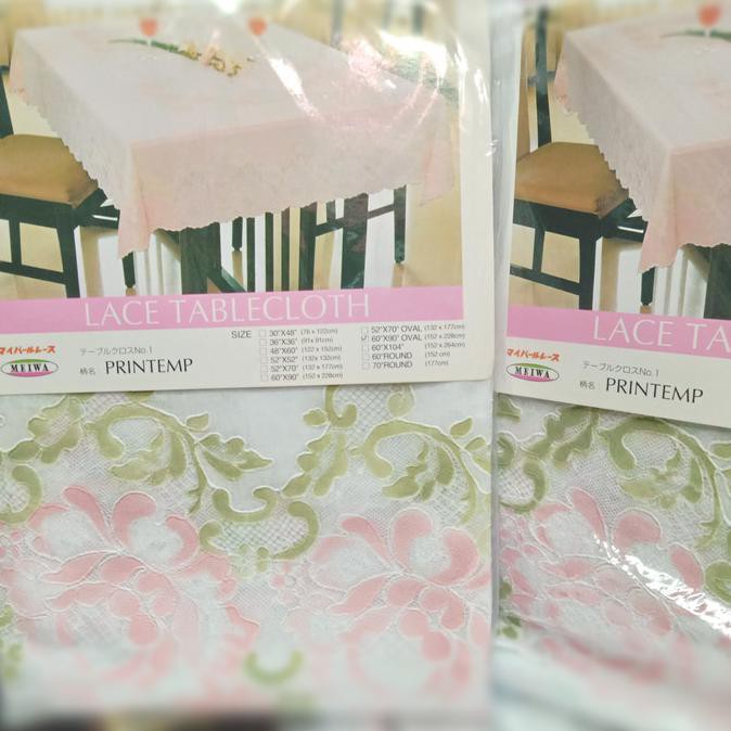 taplak meja makan anti air oval