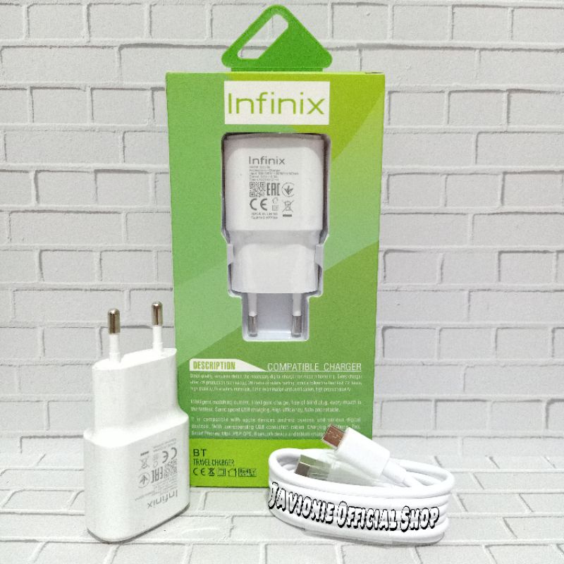 Charger Casan Cas INFINIX Original 10W Fast Charging MICRO USB