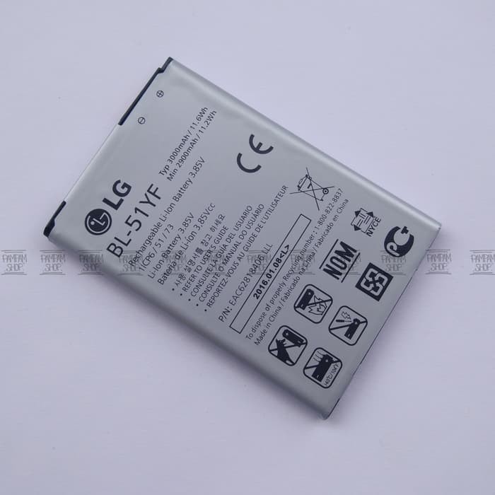 BARU  Baterai Handphone LG G4 G4 Stylus Original OEM BL-51YF BL51YF Battery