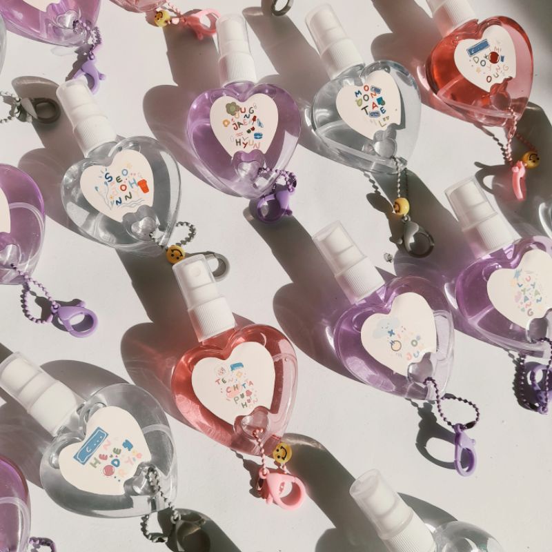 Hand Sanitizer gantung Spray Kpop NCT BTS Enhypen 50ml