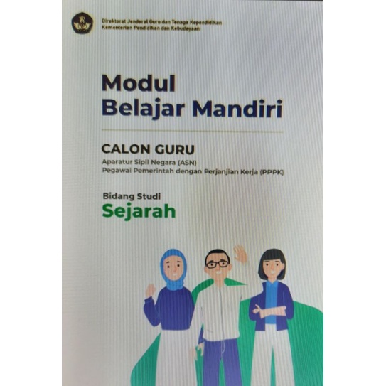 Jual MODUL BELAJAR MANDIRI CALON GURU ASN PPPK - SEJARAH | Shopee Indonesia