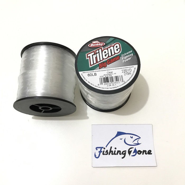 Berkley TRILENE BIG GAME Quarter Spool (Clear) - 60Lb/27.2kg/0.76mm