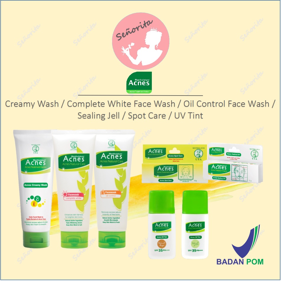 Jual ACNES Creamy Wash / Complete White Face Wash / Oil Control Face