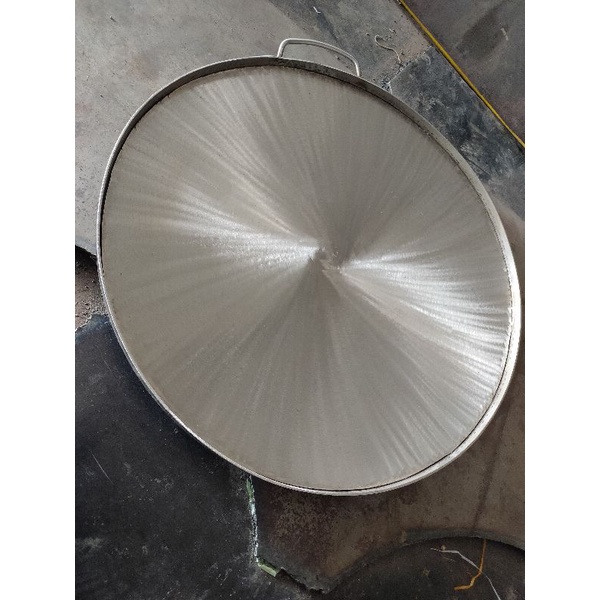 wajan martabak telor stenlis (premium) 65cm mornel anti karat
