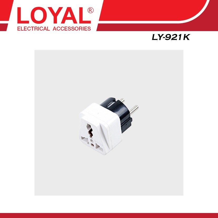 LOYAL LY-921K STEKER SERBAGUNA COLOKAN LISTRIK SAMBUNGAN ADAPTOR SNI