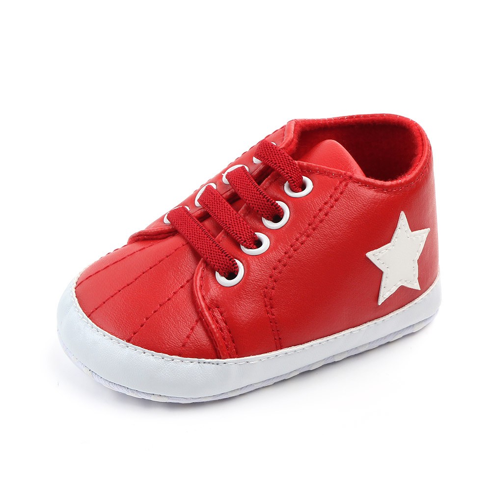 HappyOliver 2219 STAR RUFFI Sepatu Anak Laki Sepatu Bayi Prewalker Shoes 0-18 bulan Import