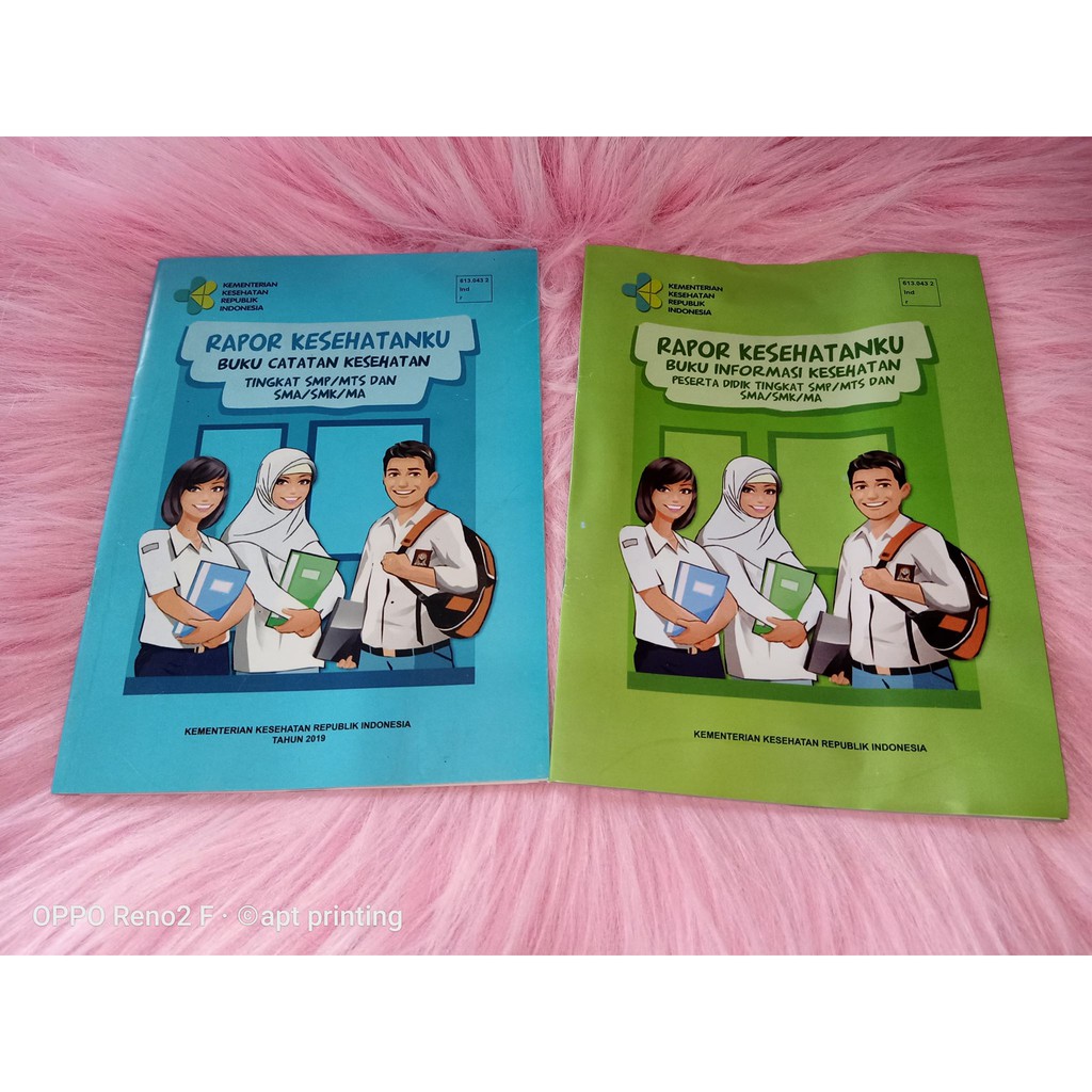 buku rapor kesehatanku ( tingkat smp &amp; sma sederajat) CETAKKAN TERBARU