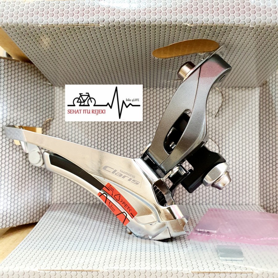 FD FRONT DERAILLEUR SHIMANO CLARIS R2000 BRAZE ON 8 SPEED 2 x 8SP