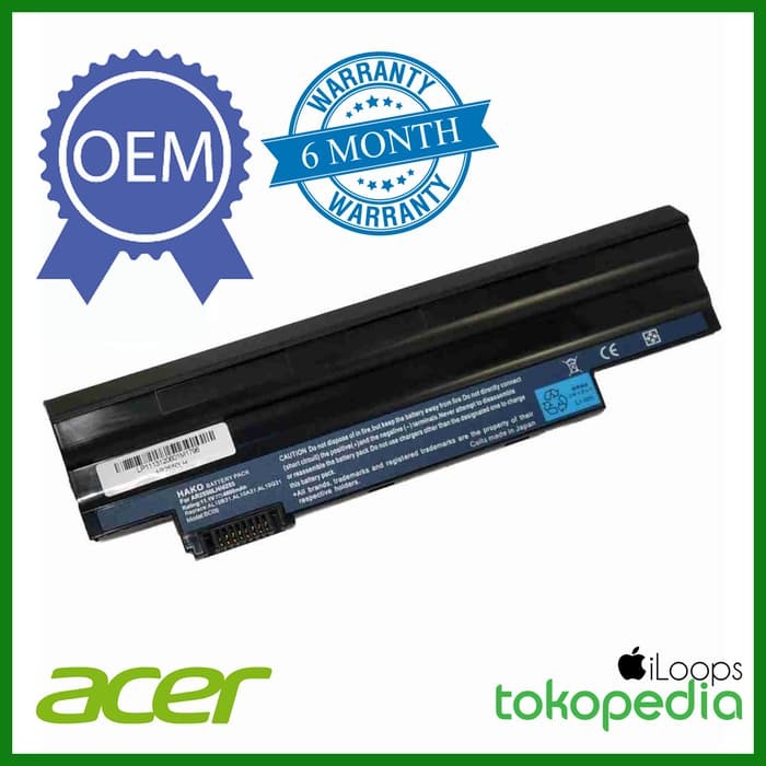 Garansi 6bln Baterai Oem Battery Acer Aspire One 722 522 D255