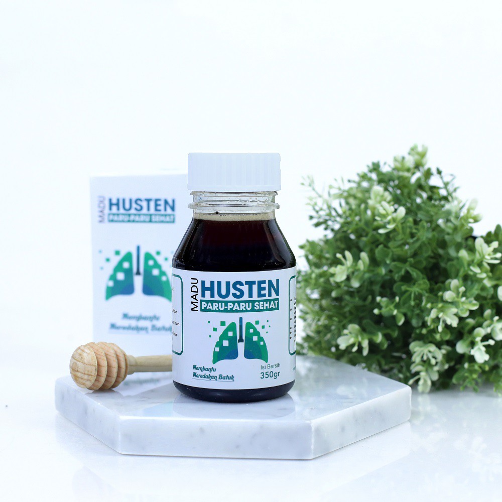 Madu husten paru paru sehat membantu meredakan batuk.