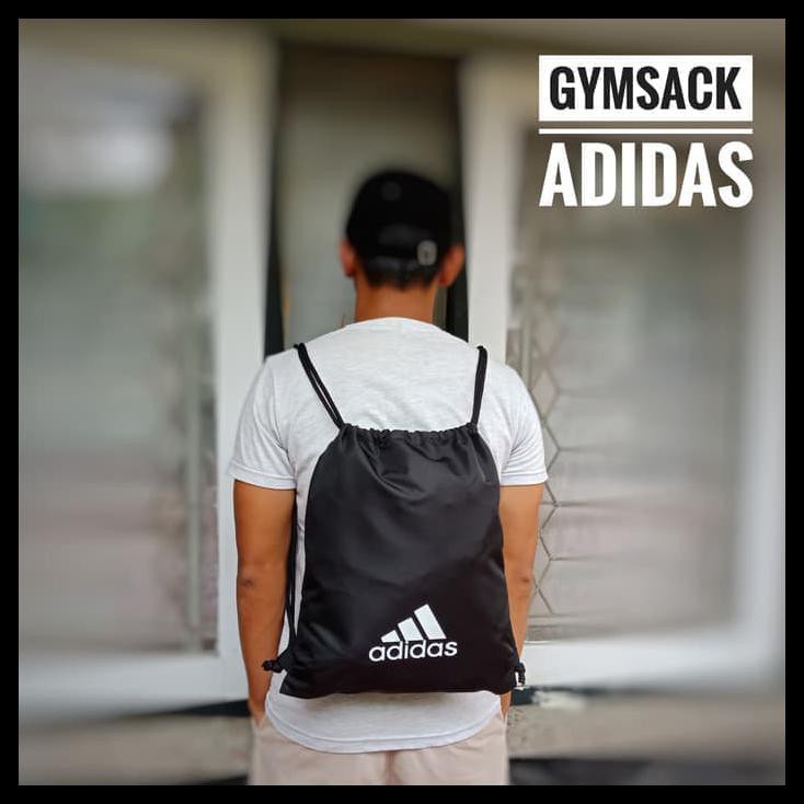 Tas Serut Adidas-Tas Ransel Serut Olahraga Adidas Grade Ori