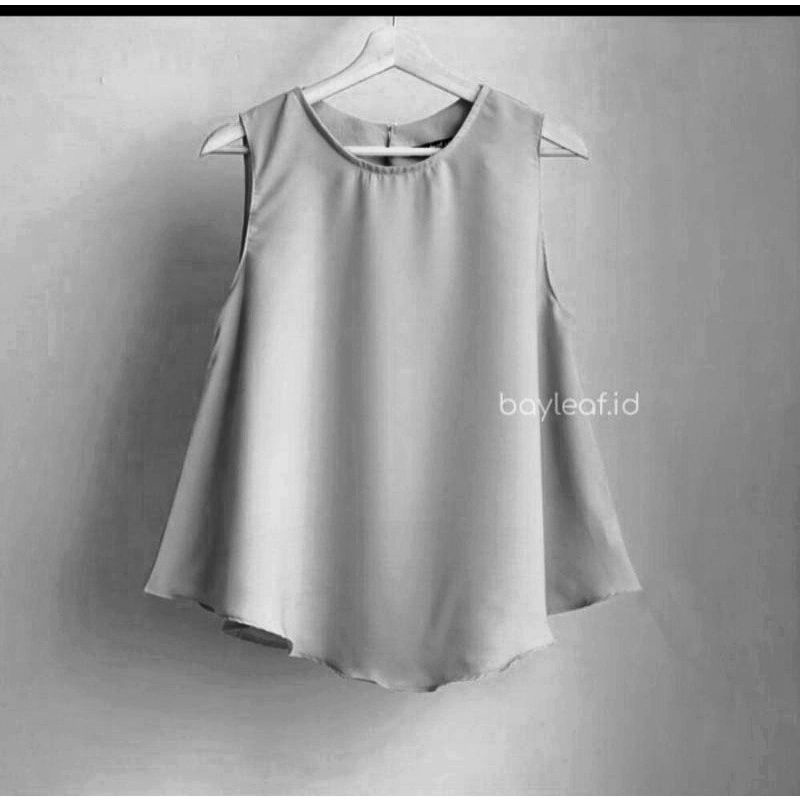 JUMBO SLLEPELLES Blouse Innar Tanpa Lengan Terbaru Atasan Blouse Wanita Tangtop Wanita Baju Atasan Big size L .XXLMurah