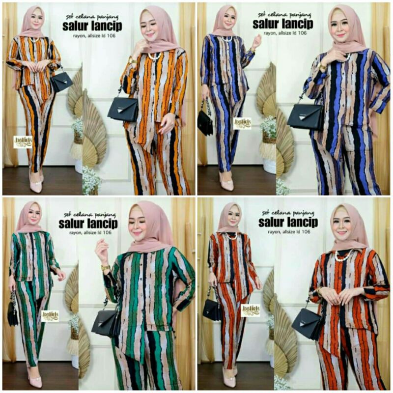 SETELAN RAYON JUMBO / SETELAN KEKINIAN / SETCEL