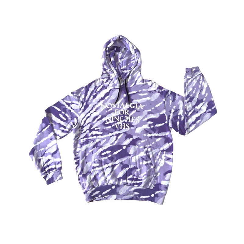 HOODIE TIE DIE OVERSIZE BERSHKA HAPPY ASMARA OVERSIZE