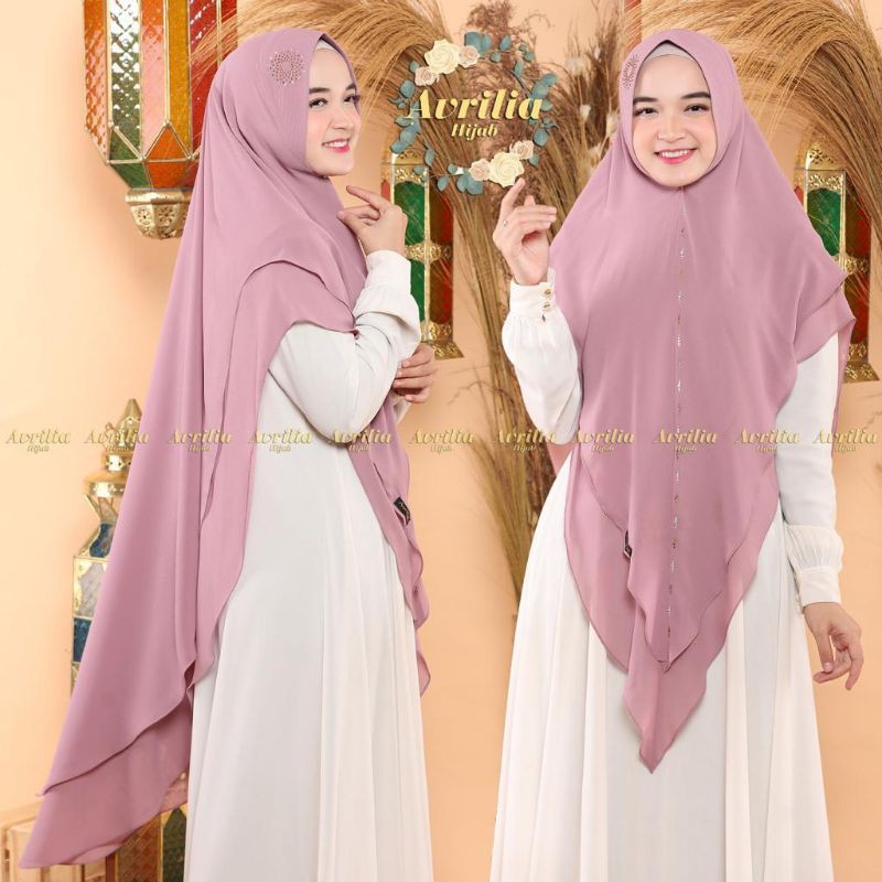 khimar kamila original by avrilia hijab / khimar syari