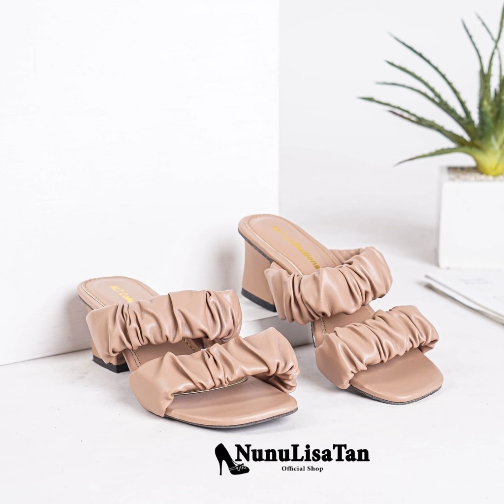 NunuLisatan-  cod  high heels wanita terbaru tinggi 5 cm heels ATELIER