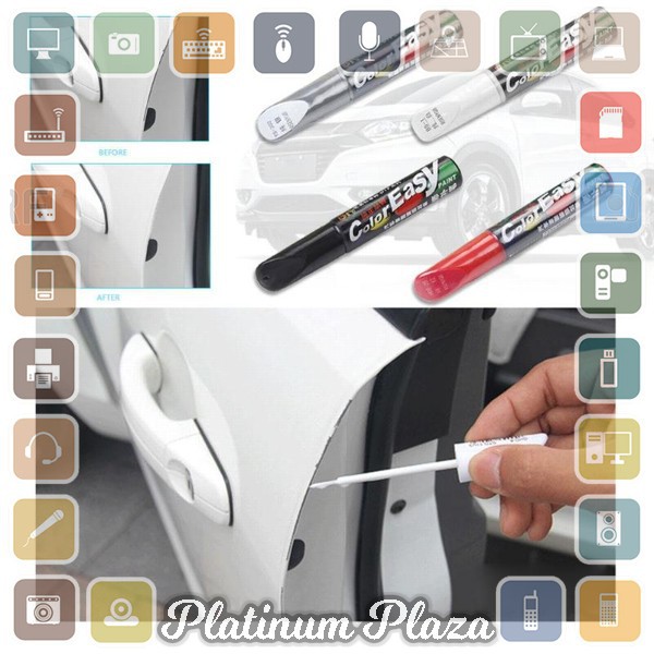 

Color Easy Fix It Pro Cat Spidol Penghilang Baret Lecet Cat Mobil Car Scratch Repair `2EUPQE-- Black