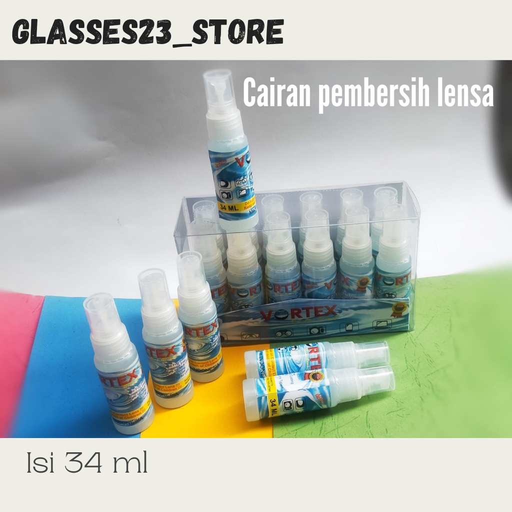 Cairan Pembersih 1 Botol Kacamata (Lens cleaner protect) -Lensa minus/Photocromic Original