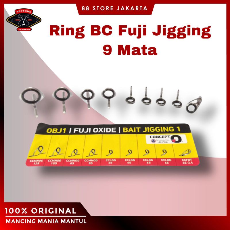 ring guide fuji bc/jigging - ring joran pancing