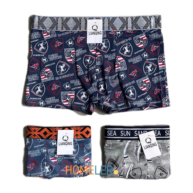 Celana Dalam Pria Boxer Motif / Celana Dalam Pria / Sempak Pria