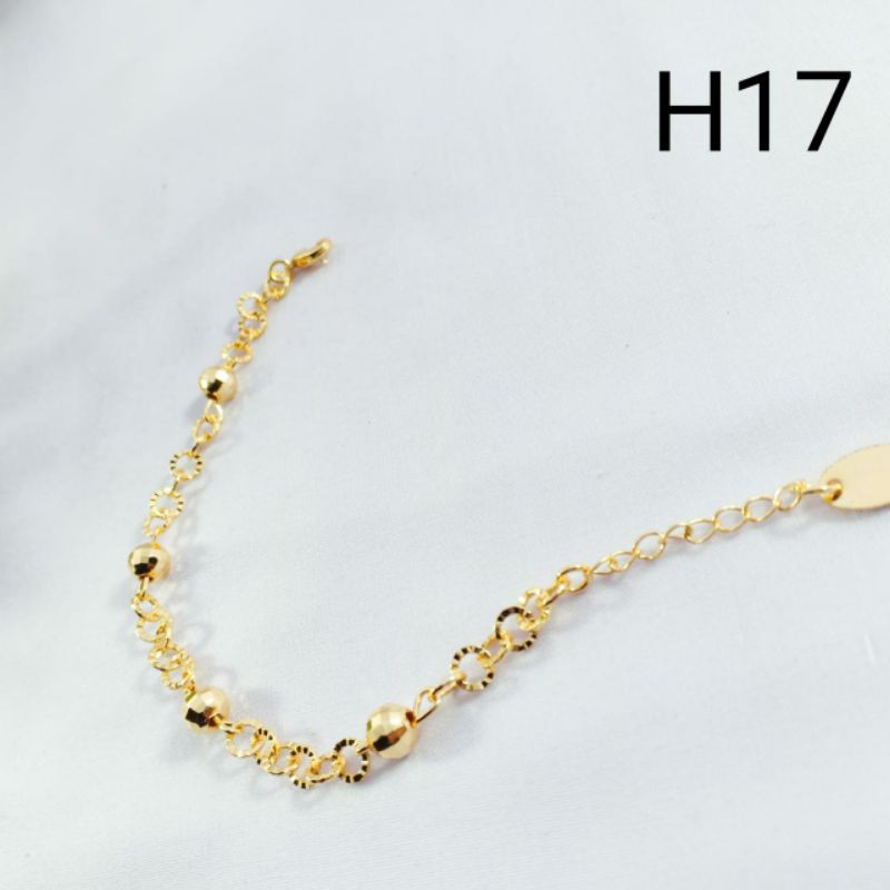 Gelang dewasa xuping berlapis emas 22-24k Kode H17