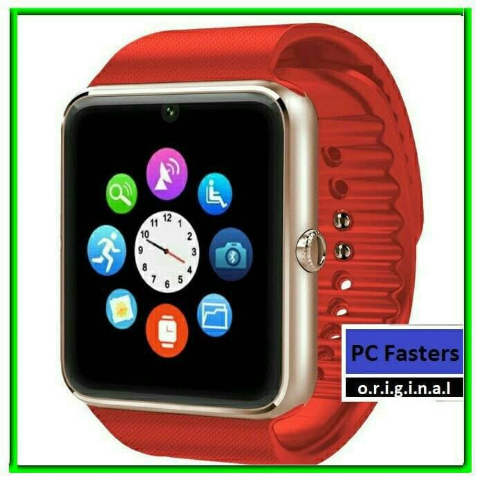 Smartwatch GT08 - Full Black Smart Watch GT08 Camera SIM SMS