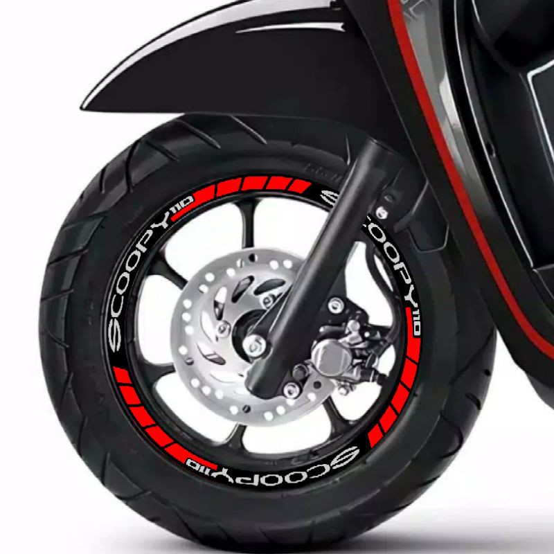 Sticker pelek scoopy