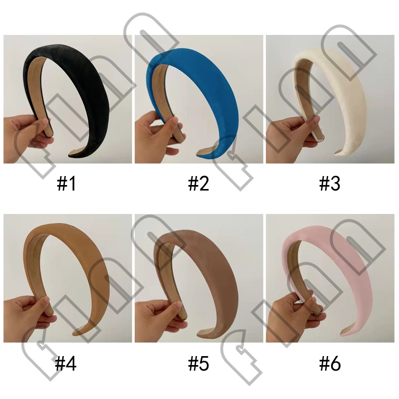 Bando Tebal Wanita Korea Casual Polos - Bandana Rambut Import