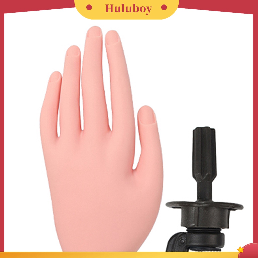 Huluboy Huluboy♡ Fl-147a Model Tangan Kiri Imitasi Bahan ABS Untuk Latihan Manicure Pemula