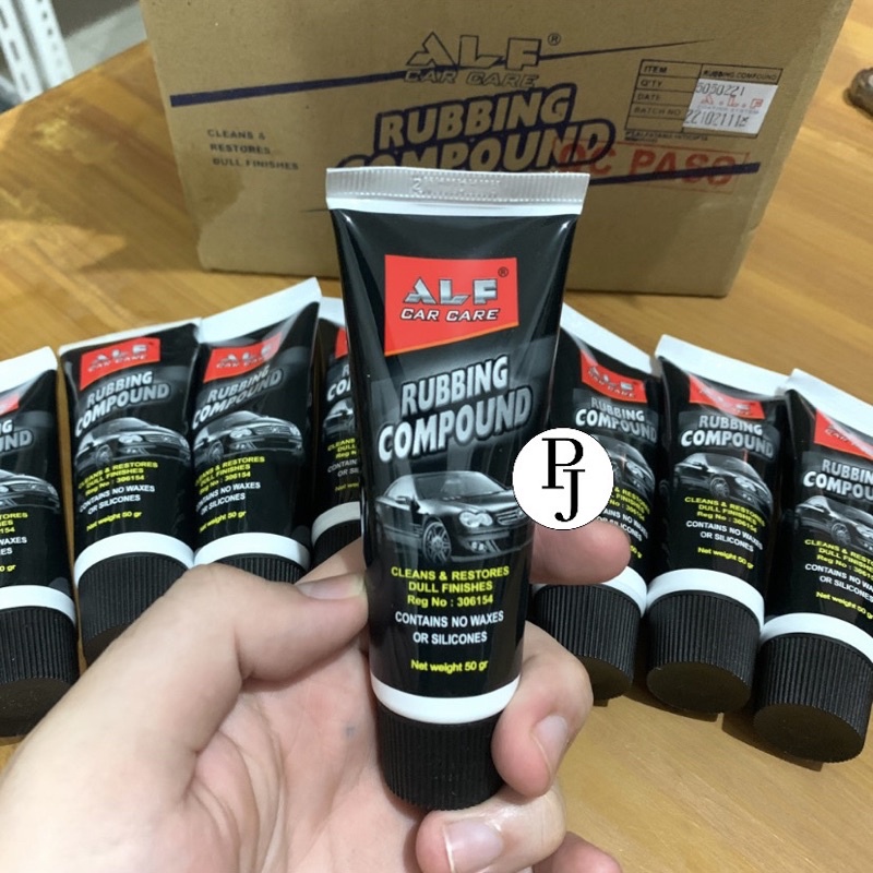 COD ALF CAR CARE RUBBING COMPOUND - kompon putih alfa 50gr untuk poles mobil