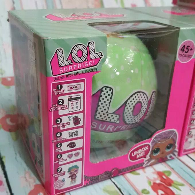 Mainan LOL surprise egg ball BESAR mainan kejutan telur boneka bola
