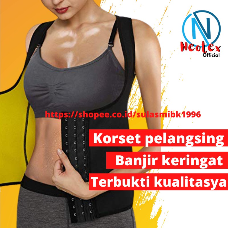 Pengecil Perut Buncit Penghancur Lemak Tubuh  Korset Wanita Corset Pelangsing Alat Pembakar Lemak CAMI CINCHER