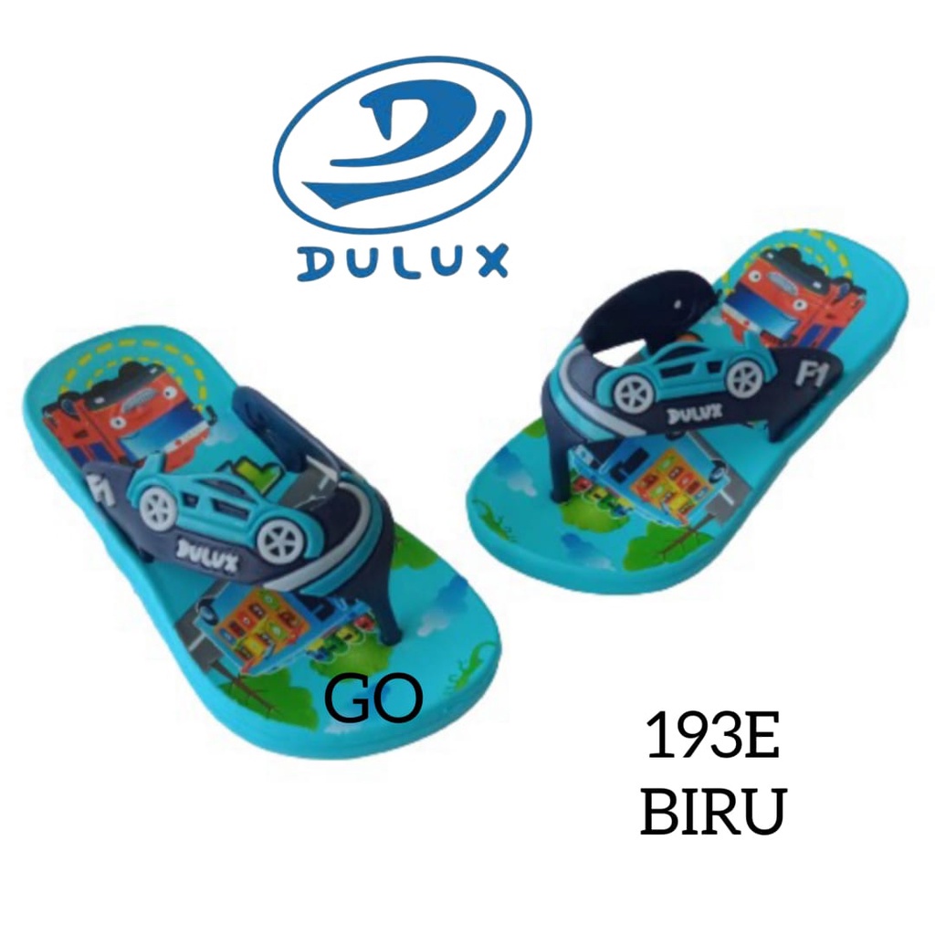 gos DULUX 193 D Sandal Jepit Anak terbaru Warna Warni Karakter Tayo