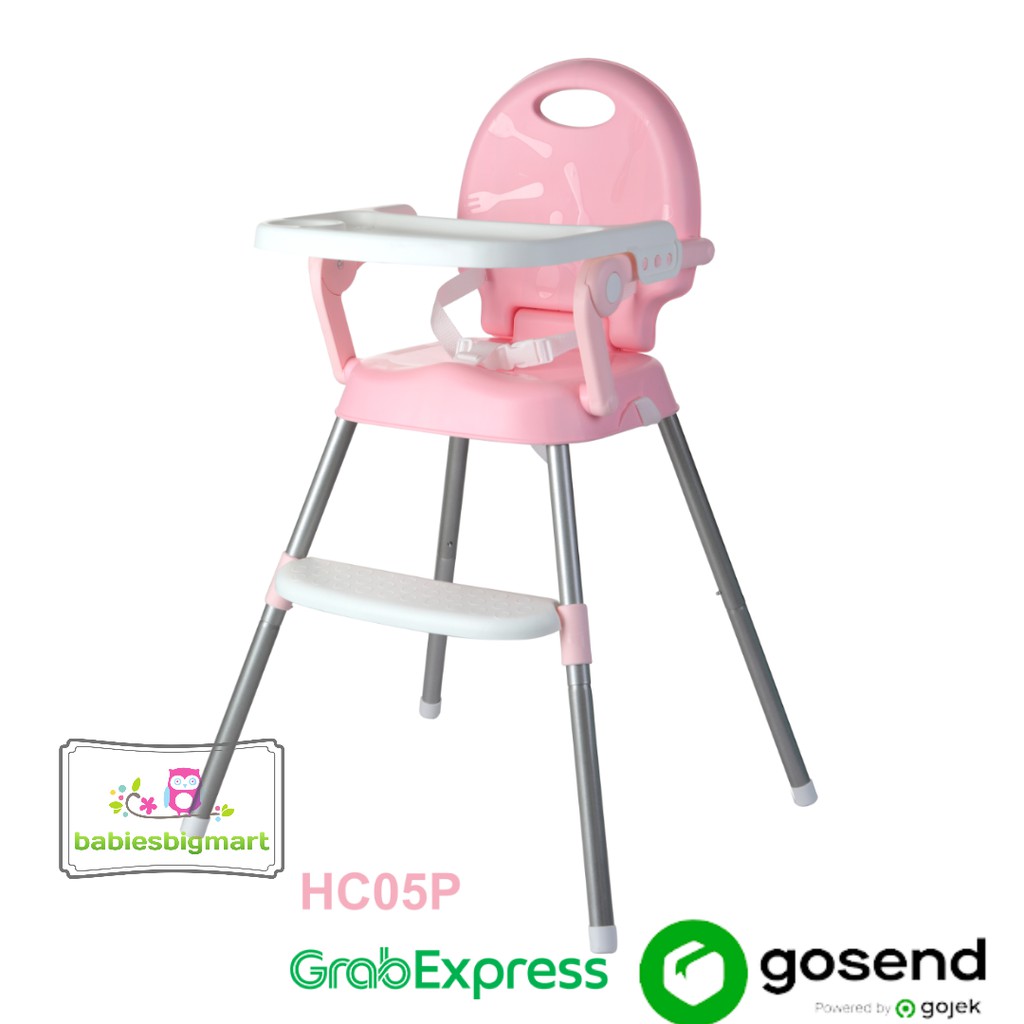 Baby Safe Hc05p High Chair 3 In 1 Kursi Makan Bayi Pink Shopee Indonesia