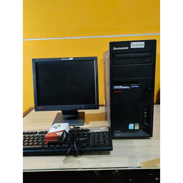 Paket Komputer dualcore ddr3 Ram 4gb Hardisk 160gb layar 15inch keyboard mouse Cocok Untuk ANBK