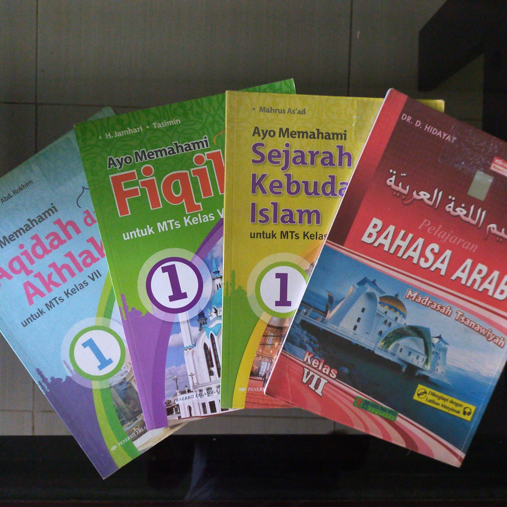 

BUKU AKIDAH AKHLAK, SKI, FIQIH, BAHASA ARAB KELAS 7 MTS
