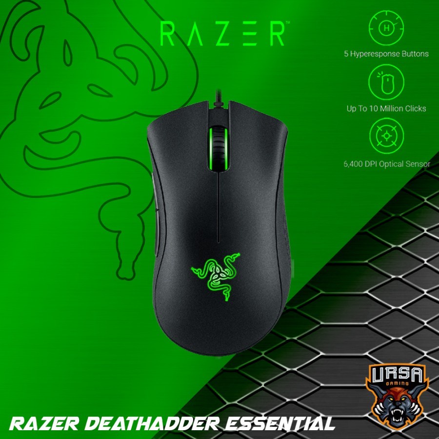 Mouse Razer DA DeathAdder Essential - Gaming Mouse - RGB - Original Garansi Resmi